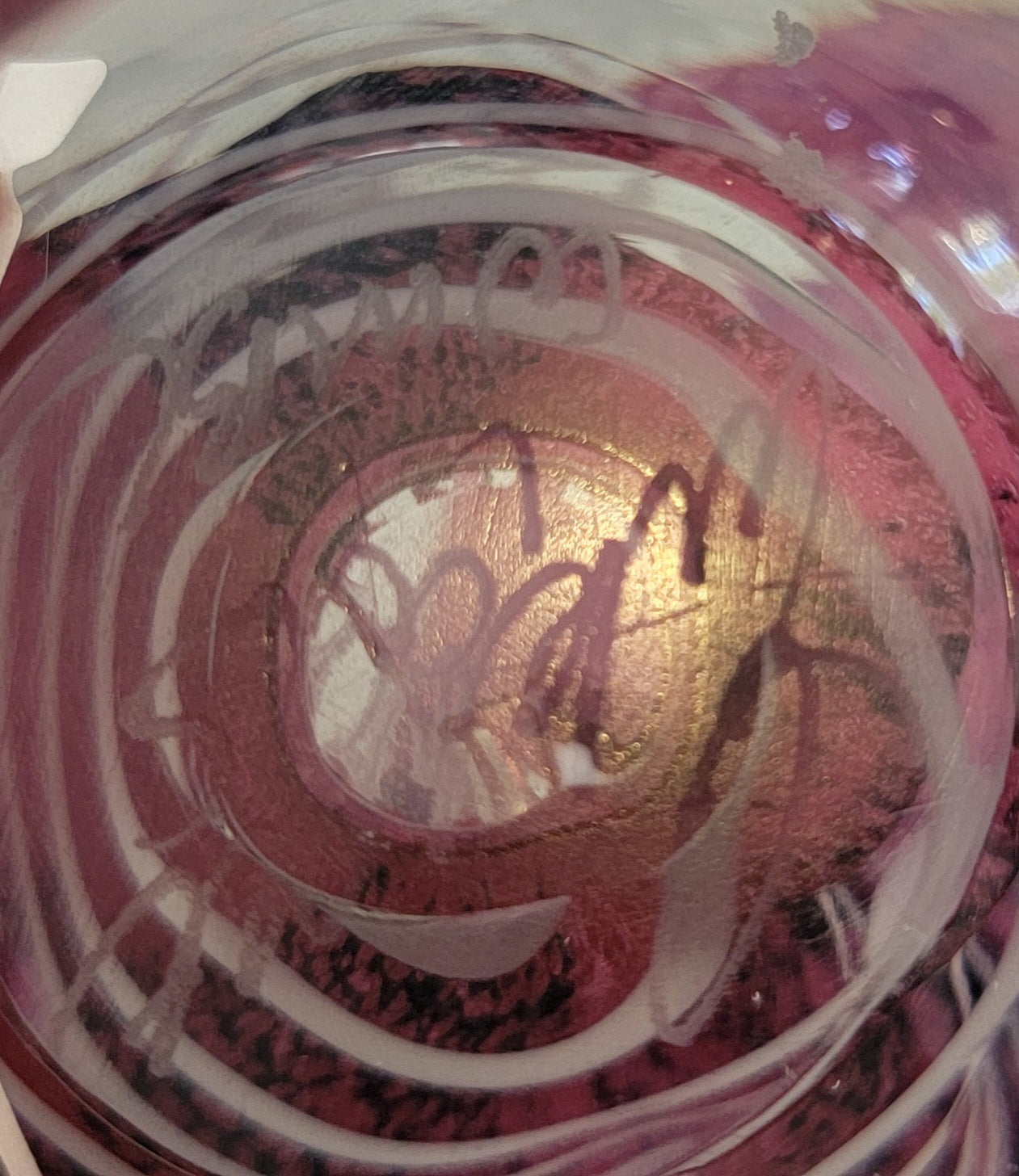 Signed Eikholt paperweight