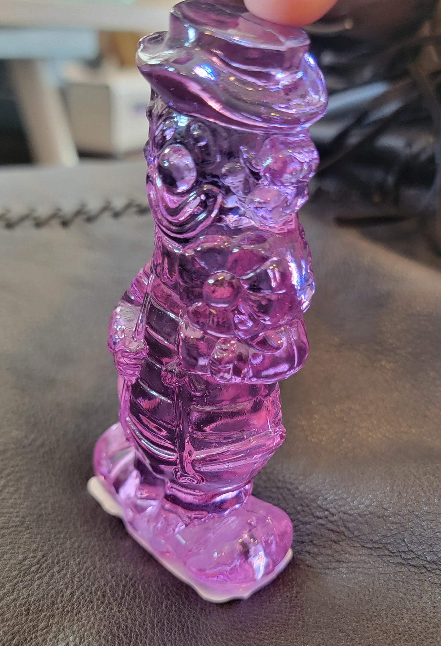 Sad and happy Alexandrite glass clown
