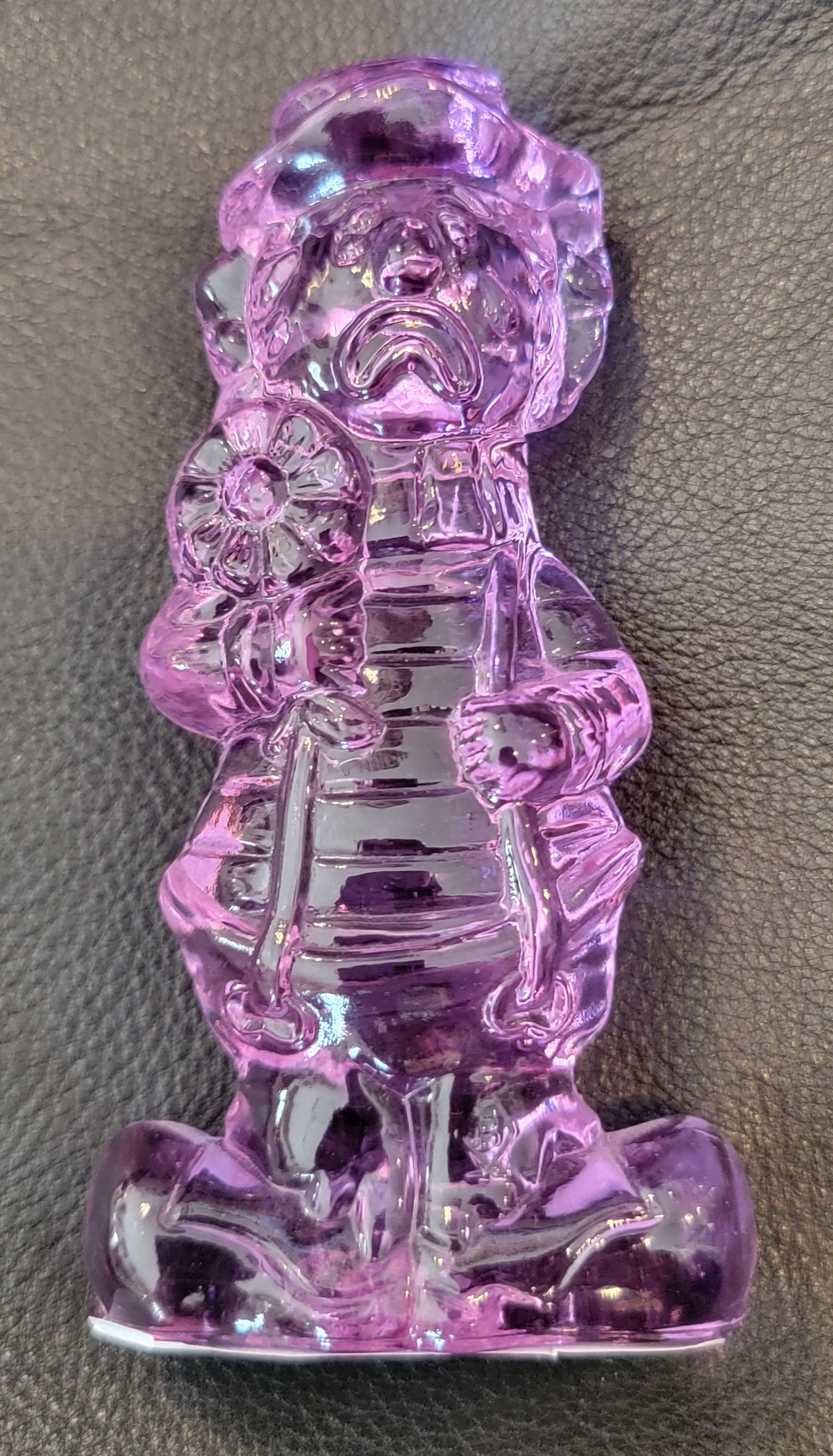 Sad and happy Alexandrite glass clown