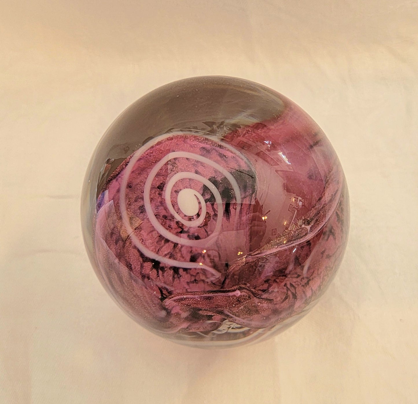 Signed Eikholt paperweight