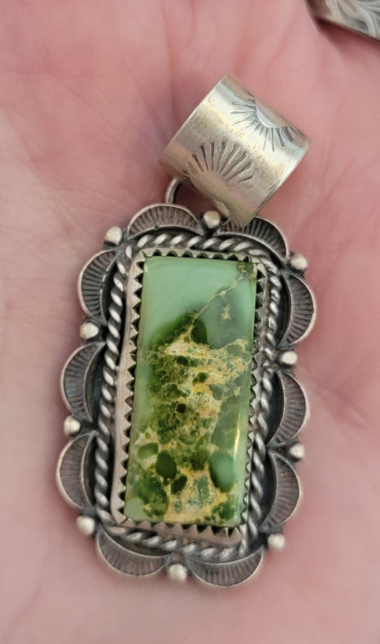 925 Sonoran Gold turquoise pendant