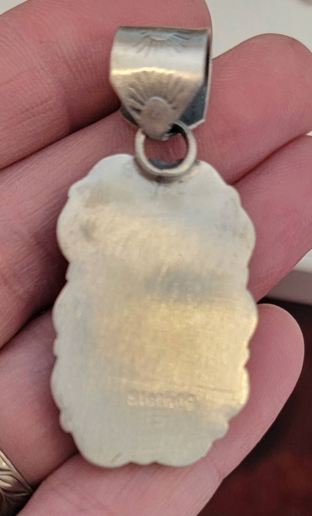 925 Sonoran Gold turquoise pendant