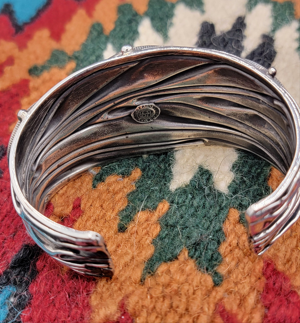 Taxco Mexico 925 coin cuff