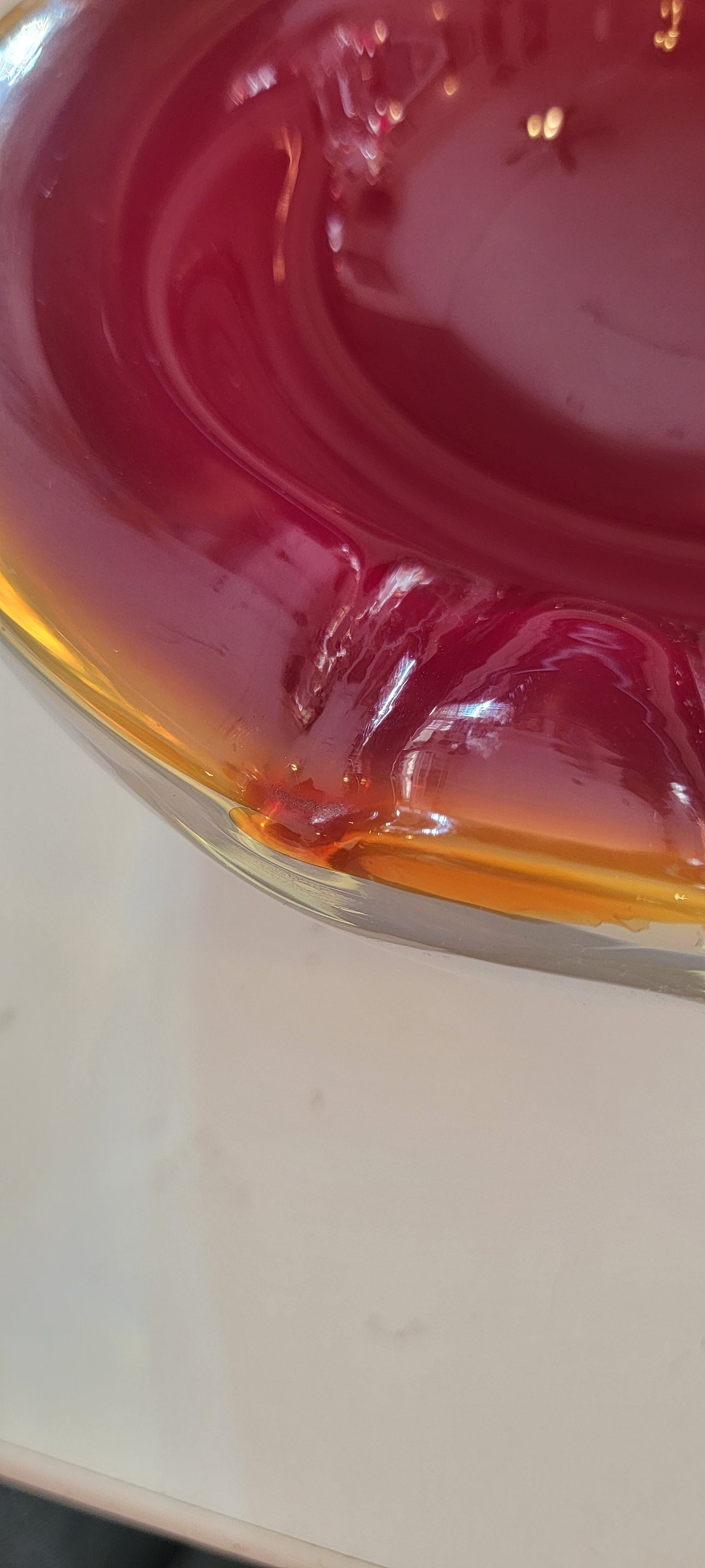 Murano Glass Geode Ashtray