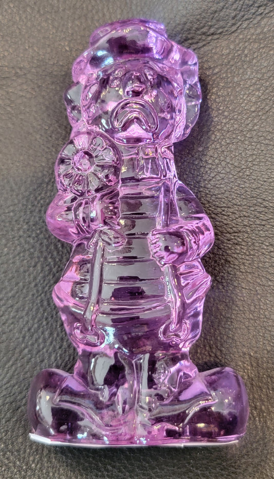 Sad and happy Alexandrite glass clown
